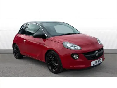 Used Vauxhall Adam Glam 68 HP (50 kW) 2016 Red Hatchback