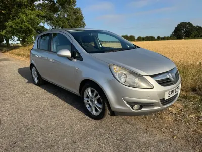 Used Vauxhall Corsa 85 HP (62 kW) 2011 Silver Hatchback