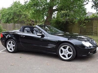 Used Mercedes SL500 2002 Black Cabriolet