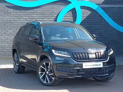 Begagnad Skoda Kodiaq SportLine 150 HK (110 kW) 2021 Svart SUV