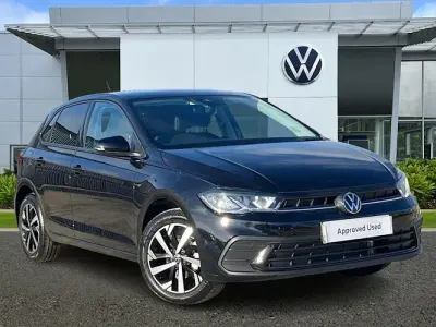 Used VW Polo Match 95 HP (69 kW) 2025 Black Hatchback