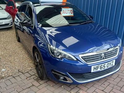 Second-hand Peugeot 308 SW GT-line 150 CP (110 kW) 2015 Albastru Break