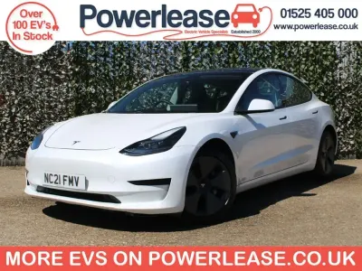 Used Tesla Model 3 Standard Range 177 kW (241 HP) 2021 White Sedan