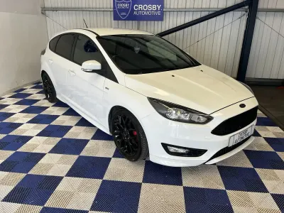 Used Ford Focus ST-Line 140 HP (102 kW) 2018 White Hatchback