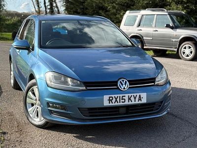 Used VW Golf VII S 2015 Blue Hatchback