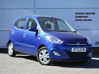 Begagnad Hyundai i10 Active 85 HK (62 kW) 2013 Blå Halvkombi