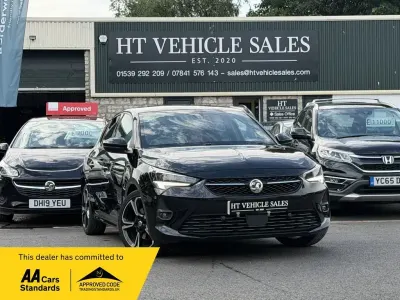 Used Vauxhall Corsa SRi 100 HP (73 kW) 2021 Black Hatchback