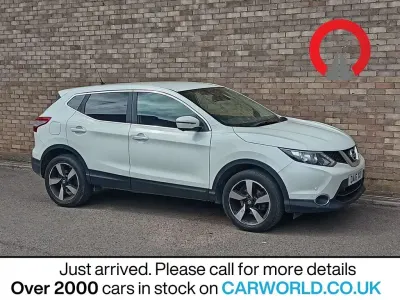 Used Nissan Qashqai N-Connecta 110 HP (80 kW) 2016 White SUV