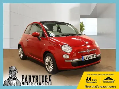 Used Fiat 500 Lounge 69 HP (50 kW) 2014 Red Hatchback