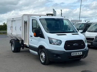 Used Ford Transit 130 HP (95 kW) 2018 White Van