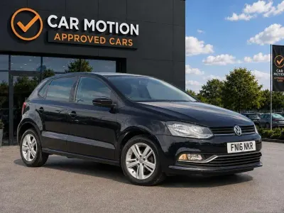 Used VW Polo Match 75 HP (55 kW) 2016 Black Hatchback