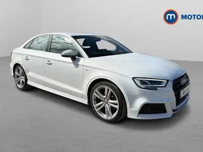Używany Audi A3 S-Line 150 KM (110 kW) 2017 Biały Sedan/Limuzyna