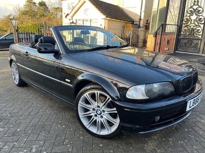 Black Used 2001 BMW 320 Cabriolet Cabriolet | £2,150 (Fair price)