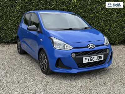 Used Hyundai i10 GO! 67 HP (49 kW) 2018 Blue Hatchback