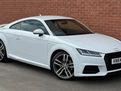 Used Audi TT S-Line 180 HP (132 kW) 2018 White Coupe