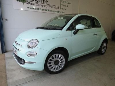 Used Fiat 500 Lounge 69 HP (50 kW) 2017 Green Hatchback