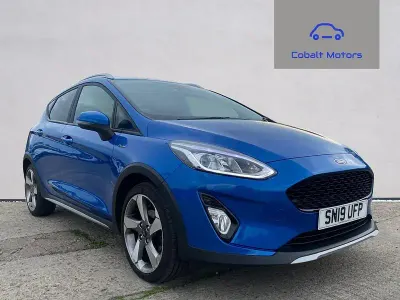 Used Ford Fiesta Active X 125 HP (91 kW) 2019 Blue Hatchback