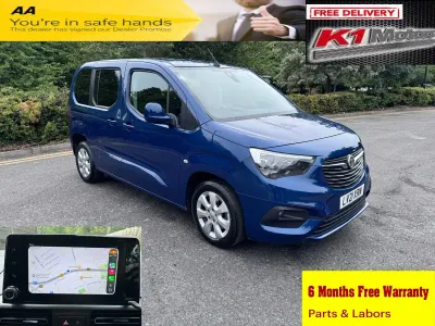 Used Vauxhall Combo 2021 Blue MPV