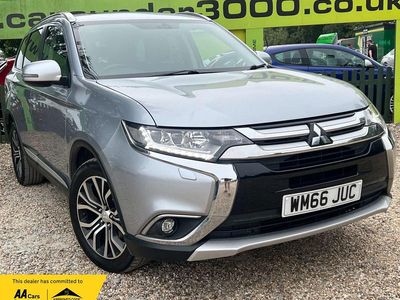 Silver Used 2016 Mitsubishi Outlander SUV | £7,850 (Fair price)