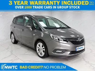 Used Vauxhall Zafira Tourer SRi 170 HP (125 kW) 2017 Grey MPV