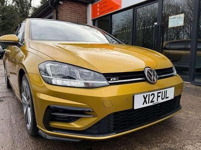 Used VW Golf VII R-line 150 HP (110 kW) 2018 Yellow Hatchback