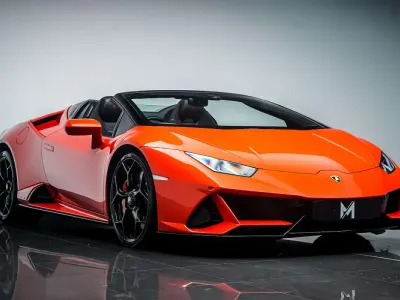 Used Lamborghini Huracán 640 HP (470 kW) 2021 Orange Cabriolet