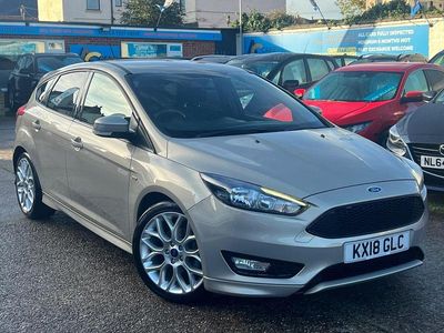 Silver Used 2018 Ford Focus ST-Line Hatchback | £9,680 (Good price)