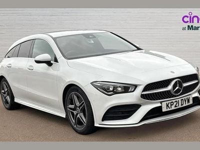 White Used 2021 Mercedes CLA220 Shooting Brake AMG line Estate | £18,650 (Fair price)