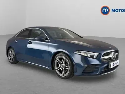 Używany Mercedes A200 AMG line 163 KM (119 kW) 2019 Niebieski Sedan/Limuzyna