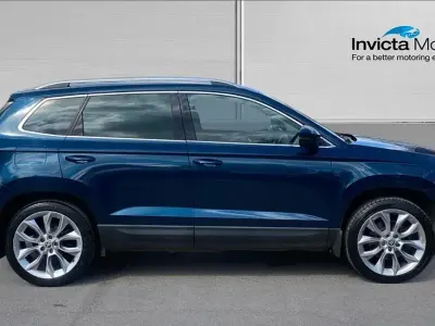 Used Skoda Karoq 150 HP (110 kW) 2019 Blue SUV