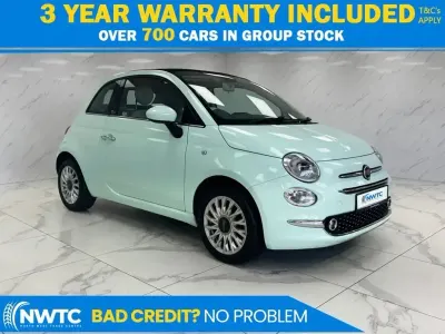 Usado Fiat 500C Lounge 69 HP (50 kW) 2017 Verde Cabrios