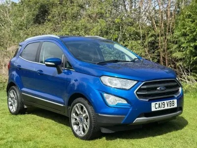 Used Ford Ecosport Titanium 100 HP (73 kW) 2019 Blue SUV