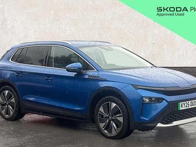 Race blue metallic Used 2025 Skoda Elroq SUV | £30,601 (Fair price)