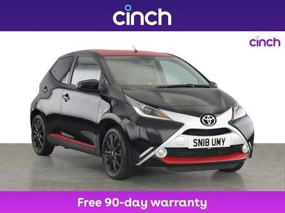 Black Used 2018 Toyota Aygo x-press Hatchback | £7,949 (Fair price)