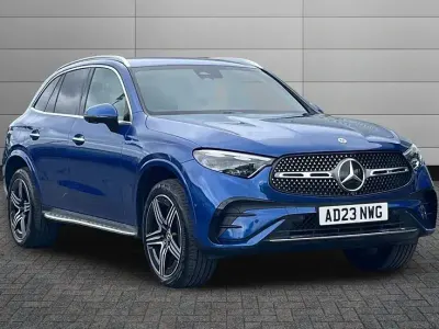 Used Mercedes GLC300 AMG line 309 HP (227 kW) 2023 Spectral blue SUV