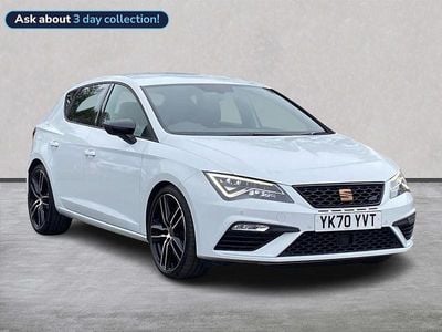 Used Seat Leon CUPRA 290 HP (213 kW) 2020 White Hatchback