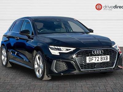 Used Audi A3 S-Line 110 HP (80 kW) 2022 Black Sedan