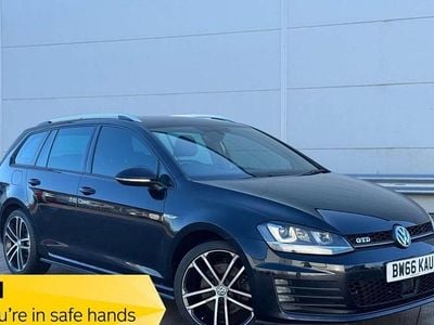 Used VW Golf VII GTD 184 HP (135 kW) 2016 Black Estate