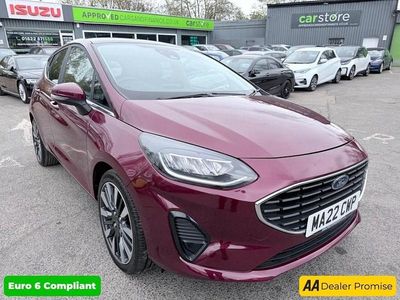 Used Ford Fiesta Titanium 2022 Red Hatchback