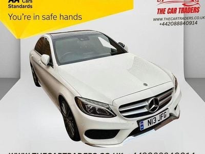 White Used 2017 Mercedes C200 AMG line Sedan | £13,488 (Fair price)