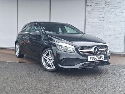 Used Mercedes A180 AMG line 109 HP (80 kW) 2018 Black Hatchback