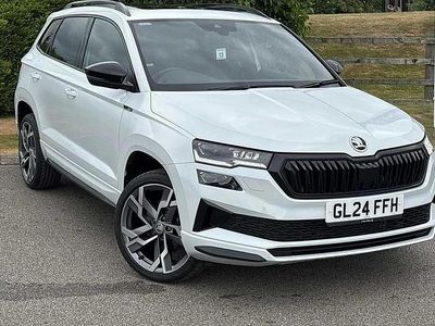Used Skoda Karoq SportLine 147 HP (108 kW) 2024 Moon white metallic SUV