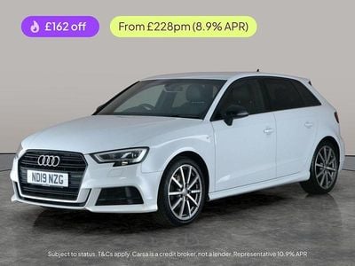 Used Audi A3 Black Edition 2019 White Sedan