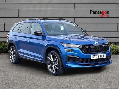 Used Skoda Kodiaq SportLine 147 HP (108 kW) 2022 Blue SUV