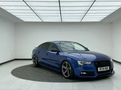 Used Audi A5 Black Edition 333 HP (244 kW) 2016 Blue Coupe