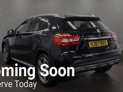 Käytetty Mercedes GLA220 AMG line 177 HP (130 kW) 2017 Musta Katumaasturi
