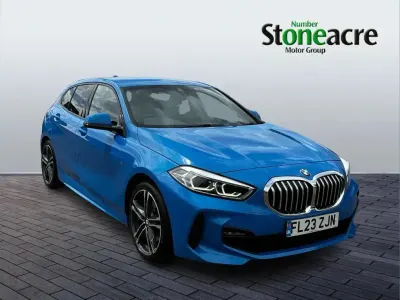 Used BMW 118 M Sport 134 HP (98 kW) 2023 Blue Hatchback