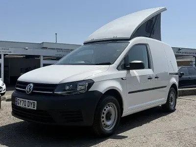 Used VW Caddy Startline 102 HP (75 kW) 2020 White MPV