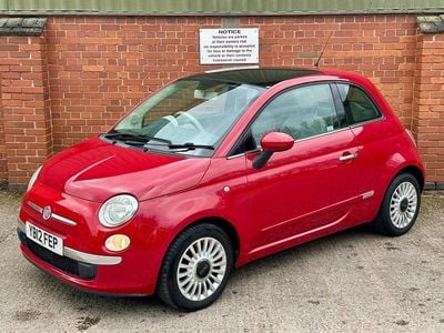 Used Fiat 500 Lounge 69 HP (50 kW) 2012 Red Hatchback