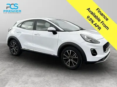 Used Ford Puma Titanium 125 HP (91 kW) 2024 Frozen white (premium paint) SUV